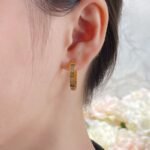 CARTIER LOVE hoop earrings medium model paved - 图片 6