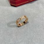 CARTIER LOVE ring small model paved - 图片 2