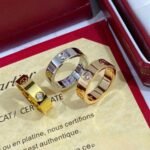 CARTIER LOVE ring classic model 3 diamonds - 图片 7