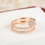 CARTIER Juste un Clou ring double half-paved - 图片 5