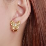 Van Cleef and Arpels Two Butterfly earrings - 图片 6