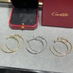 CARTIER Juste un Clou hoop earrings large model paved - 图片 8