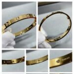 CARTIER LOVE bracelet classic model10 diamonds - 图片 3