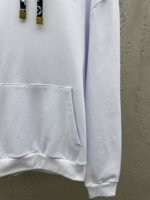 Lv Solid Color Drawstring Hooded Long Sleeve Sweatshirt 1 - 图片 8