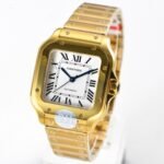 CARTIER Santos de Cartier watch Medium model 41.9 mm x 35.1 mm - 图片 8