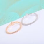 Tiffany and Co TIFFANY T Diamond Wire Band Ring - 图片 3