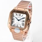 CARTIER Santos de Cartier watch Medium model 41.9 mm x 35.1 mm - 图片 10