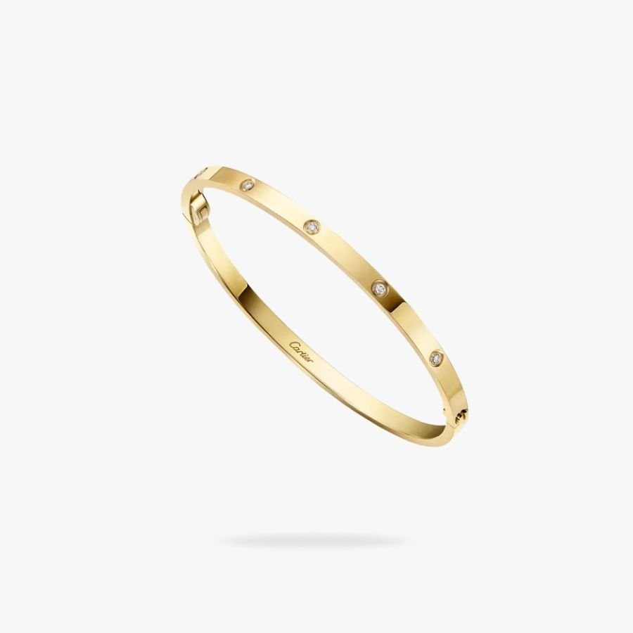 CEL-B-CAR-020.jpg CARTIER LOVE bracelet small model 10 diamonds - 图片 1