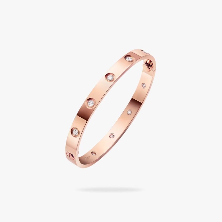 CEL-B-CAR-034.jpg CARTIER LOVE bracelet classic model10 diamonds - 图片 1