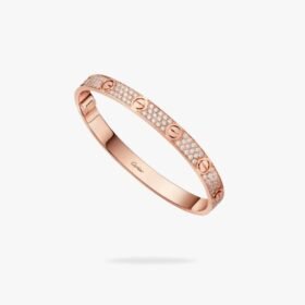 CARTIER LOVE bracelet classic model paved