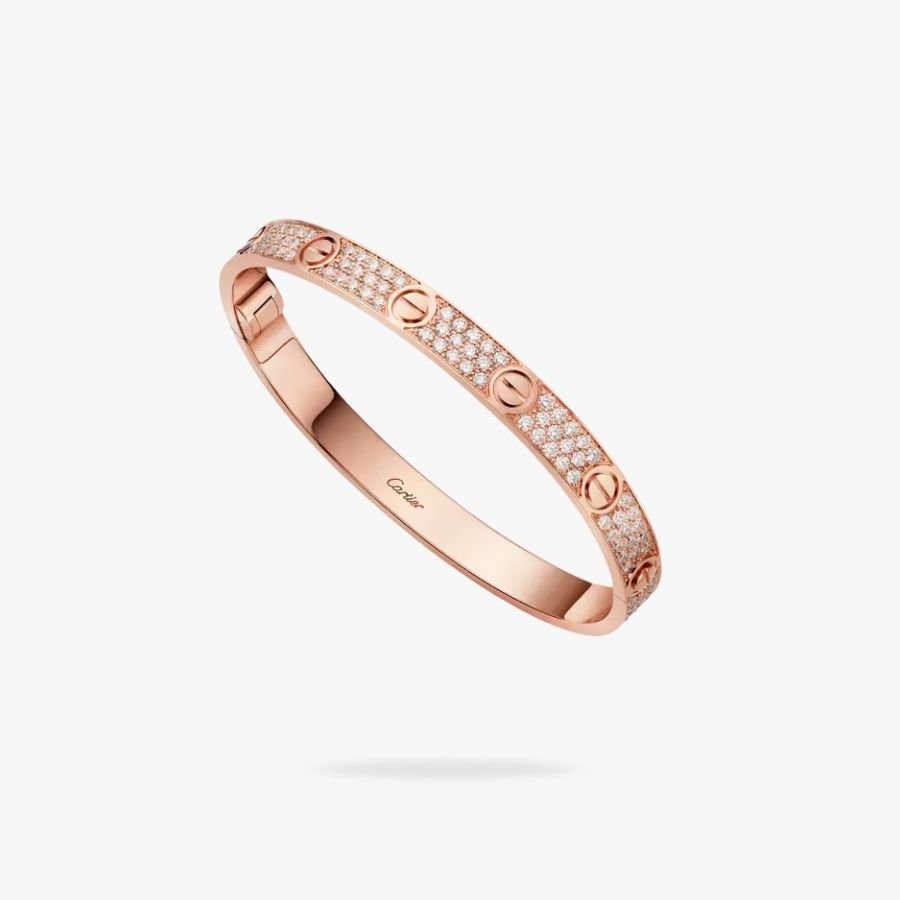 CEL-B-CAR-043.jpg CARTIER LOVE bracelet classic model paved - 图片 1