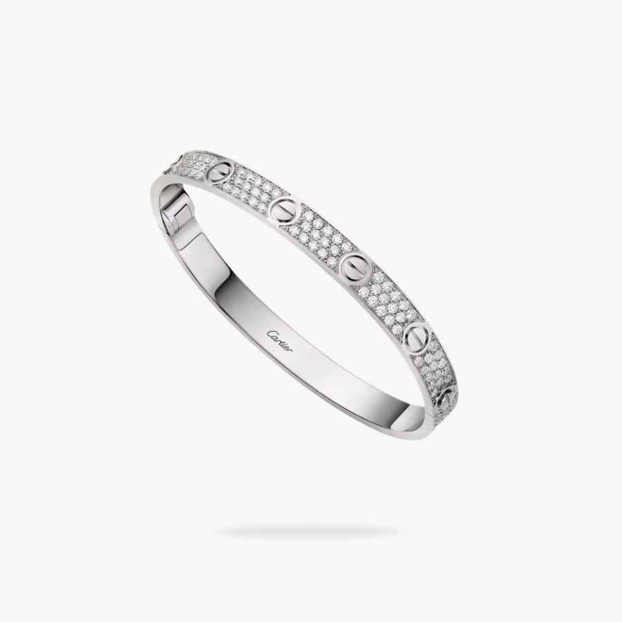 CEL-B-CAR-045.jpg CARTIER LOVE bracelet classic model paved - 图片 1