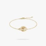 CARTIER LOVE bracelet on chain paved