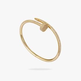 CARTIER Juste un Clou bracelet classic model half-paved
