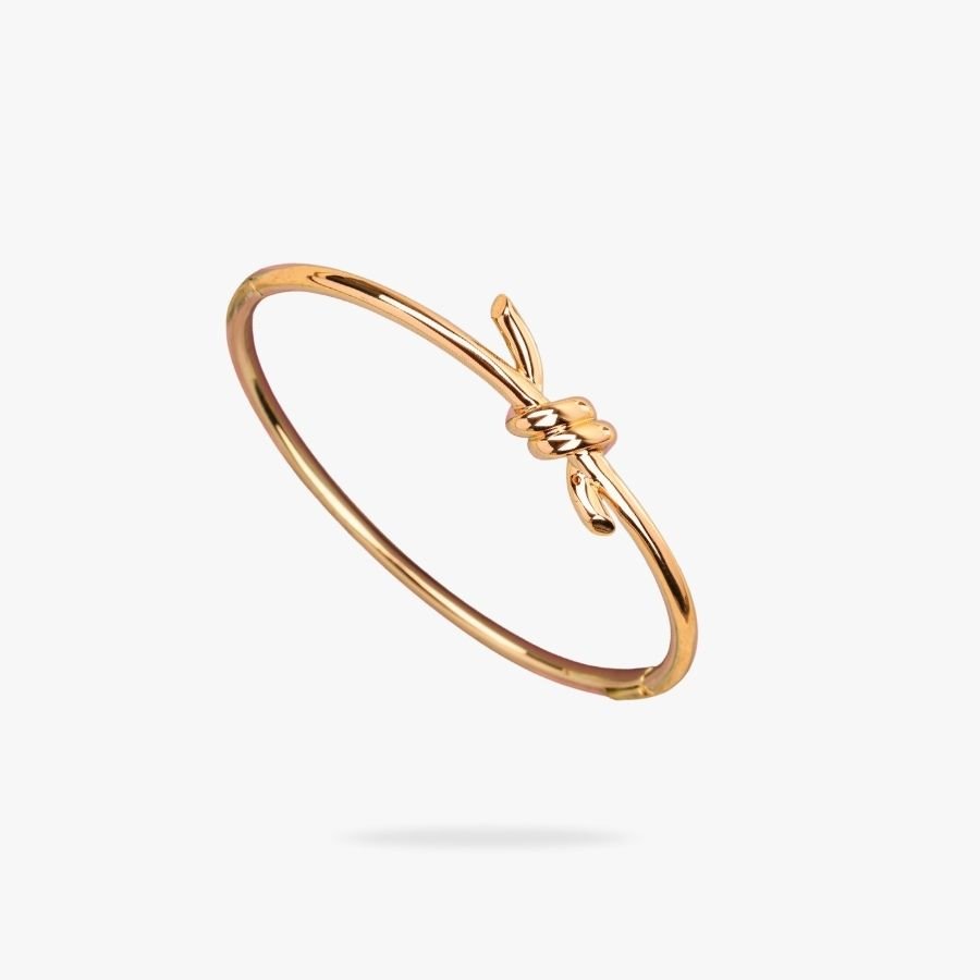 CEL-B-TIF-065.jpg Tiffany and Co TIFFANY Knot Wire Bangle - 图片 1