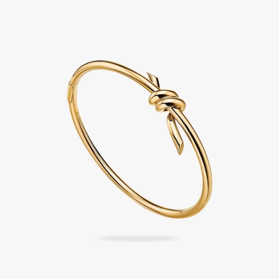 CEL-B-TIF-066.jpg Tiffany and Co TIFFANY Knot Wire Bangle - 图片 1