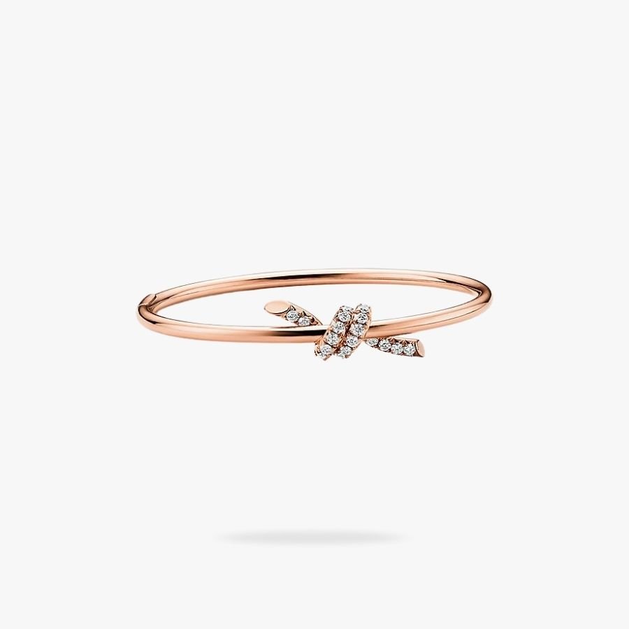 CEL-B-TIF-068.jpg Tiffany and Co TIFFANY Knot Wire Bangle - 图片 1