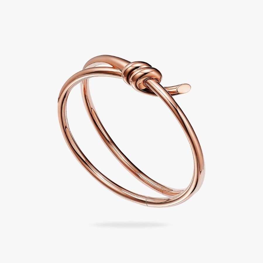 CEL-B-TIF-072.jpg Tiffany and Co TIFFANY Knot Double Row Hinged Bangle - 图片 1