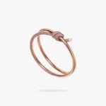 Tiffany and Co TIFFANY Knot Double Row Hinged Bangle