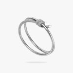 Tiffany and Co TIFFANY Knot Double Row Hinged Bangle