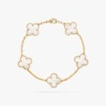 Van Cleef and Arpels Vintage Alhambra bracelet 5 motifs