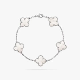 Van Cleef and Arpels Vintage Alhambra bracelet 5 motifs