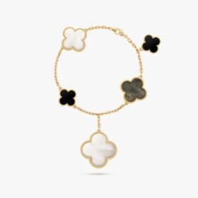 Van Cleef and Arpels Magic Alhambra bracelet 5 motifs