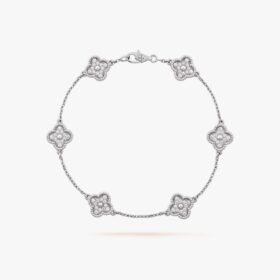 Van Cleef and Arpels Sweet Alhambra bracelet 6 motifs