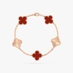 Van Cleef and Arpels Vintage Alhambra bracelet 5 motifs