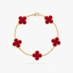 Van Cleef and Arpels Vintage Alhambra bracelet 5 motifs