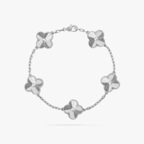 Van Cleef and Arpels Vintage Alhambra bracelet 5 motifs