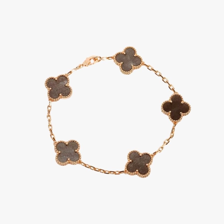 CEL-B-VCA-035.jpg Van Cleef and Arpels Vintage Alhambra bracelet 5 motifs - 图片 1