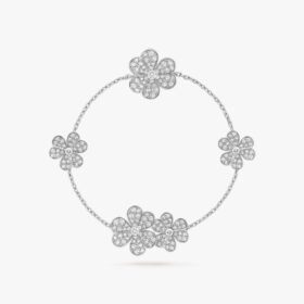 Van Cleef and Arpels Frivole bracelet 5 flowers