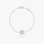 Van Cleef and Arpels Lotus openwork bracelet mini model
