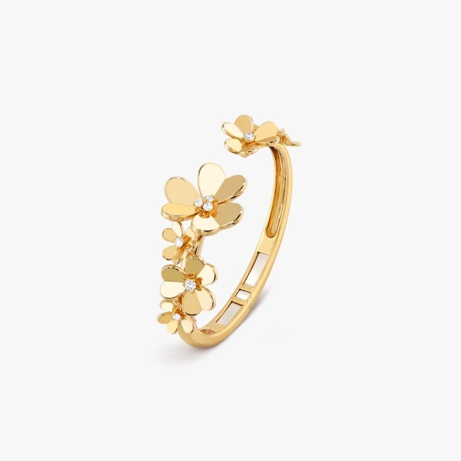 CEL-B-VCA-052.jpg Van Cleef and Arpels Frivole bracelet 7 flowers medium model - 图片 1