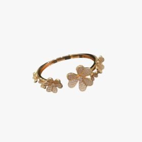 Van Cleef and Arpels Frivole bracelet 7 flowers medium model