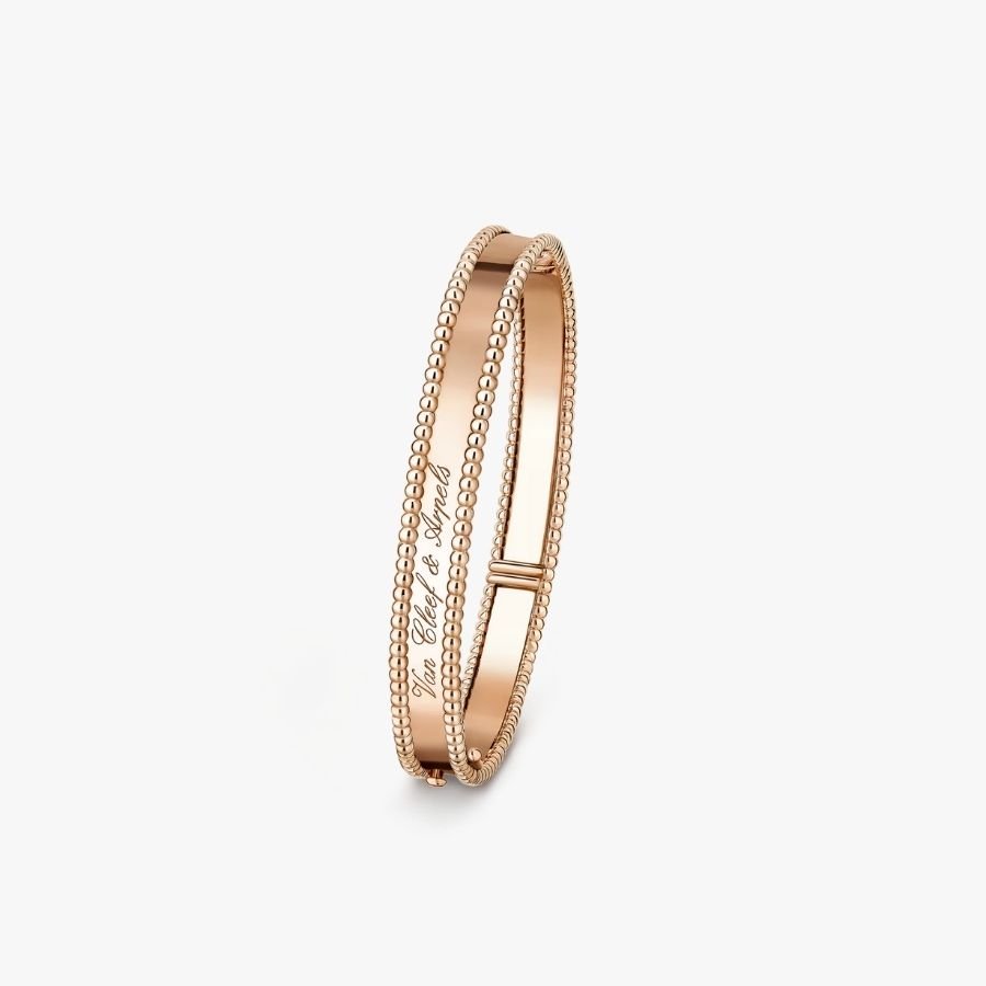 CEL-B-VCA-057.jpg Van Cleef and Arpels Perl??e signature bracelet medium model - 图片 1