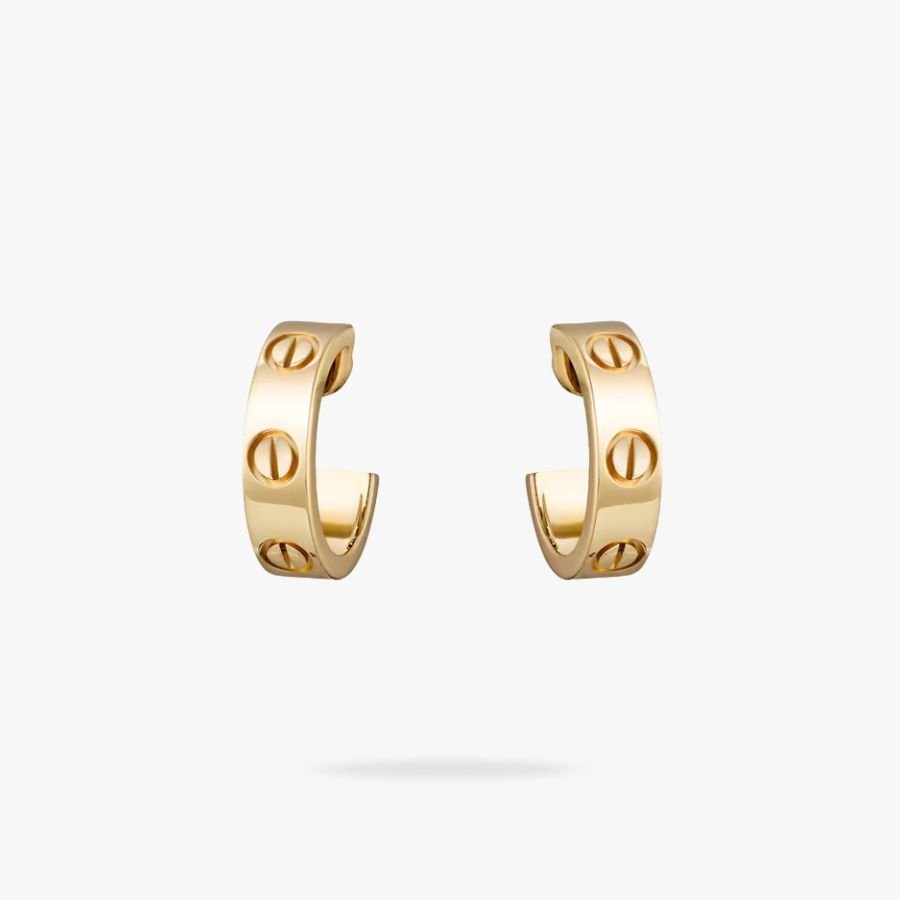 CEL-E-CAR-004.jpg CARTIER LOVE hoop earrings classic model - 图片 1