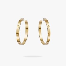 CARTIER LOVE hoop earrings large model
