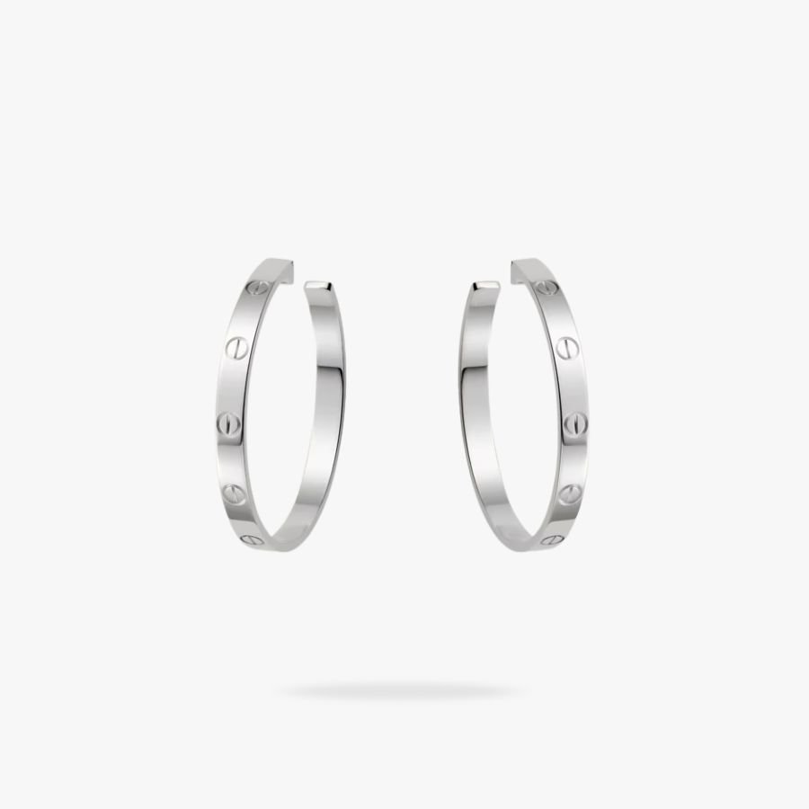 CEL-E-CAR-013.jpg CARTIER LOVE hoop earrings large model - 图片 1