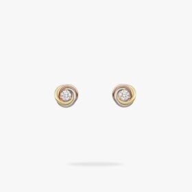 CARTIER Trinity stud earrings 2 diamonds