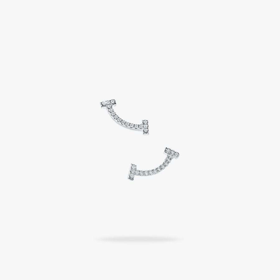 CEL-E-TIF-003.jpg Tiffany and Co TIFFANY T Smile Mini Earrings - 图片 1