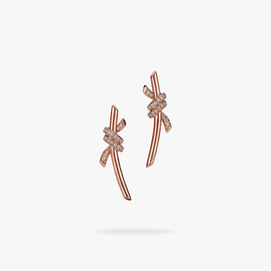 CEL-E-TIF-017.jpg Tiffany and Co TIFFANY Knot Earrings - 图片 1