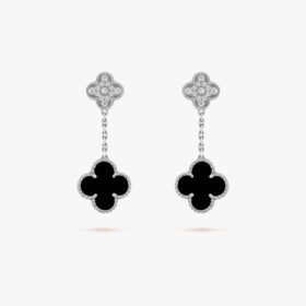 Van Cleef and Arpels Magic Alhambra earrings 2 motifs