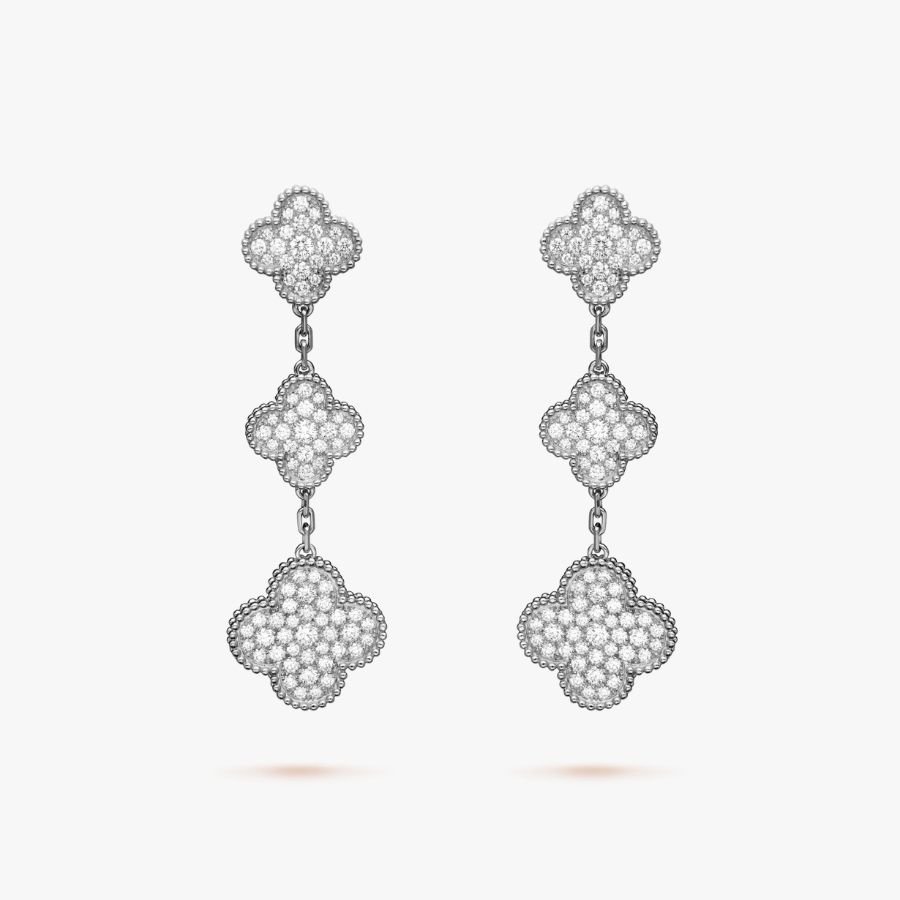CEL-E-VCA-009.jpg Van Cleef and Arpels Magic Alhambra earrings 3 motifs - 图片 1