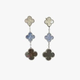 Van Cleef and Arpels Magic Alhambra earrings 3 motifs