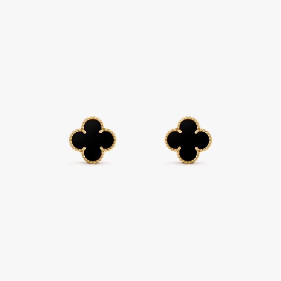 CEL-E-VCA-017.jpg Van Cleef and Arpels Vintage Alhambra earrings - 图片 1
