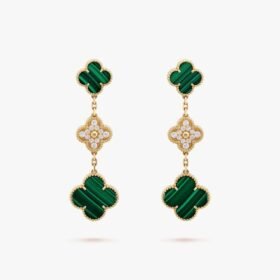 Van Cleef and Arpels Magic Alhambra earrings 3 motifs
