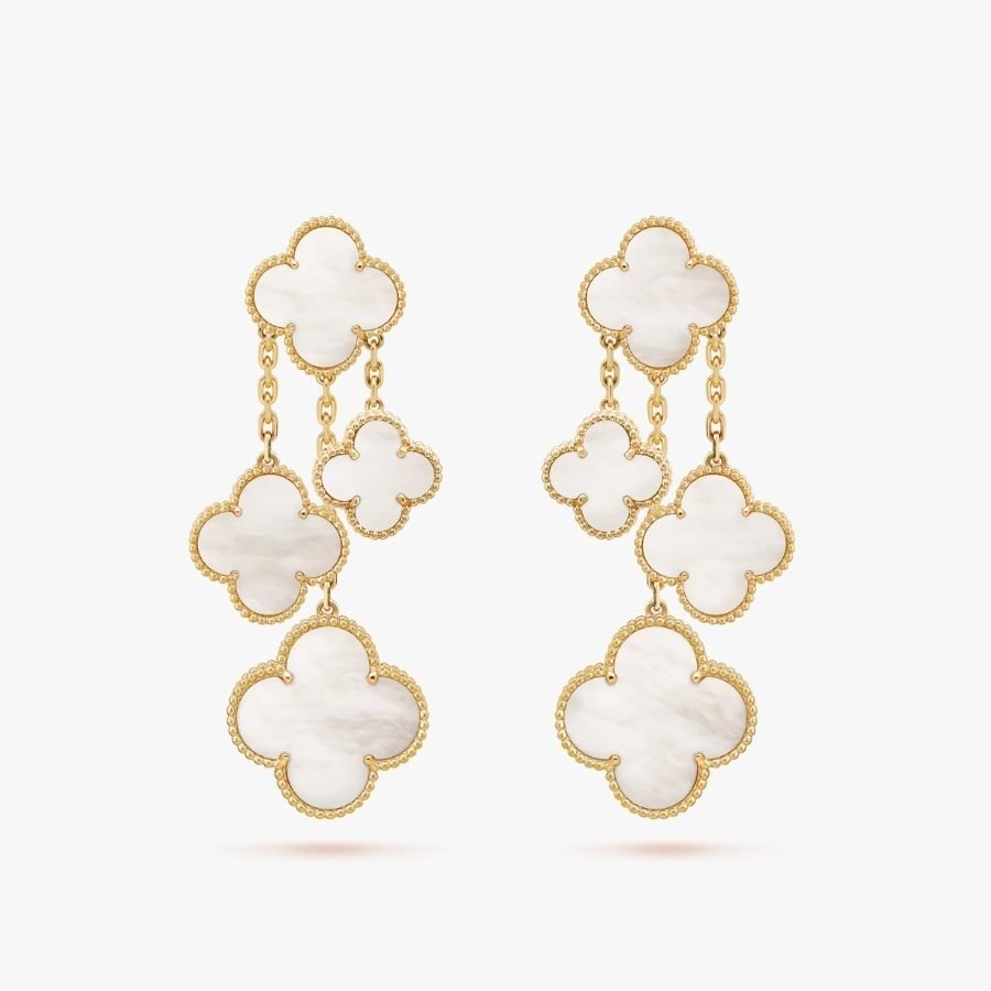 CEL-E-VCA-021.jpg Van Cleef and Arpels Magic Alhambra earrings 4 motifs - 图片 1
