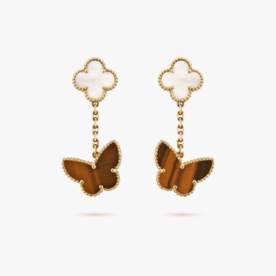CEL-E-VCA-023.jpg Van Cleef and Arpels Lucky Alhambra earrings 2 motifs - 图片 1